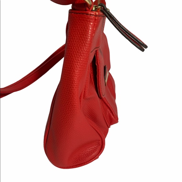 Liz Claiborne red purse pre-owned - Picture 4 of 14